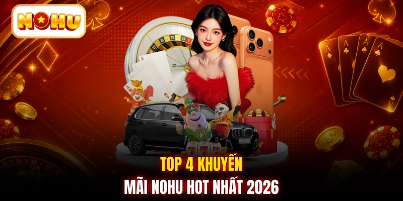 Top 4 khuyến mãi NOHU hot nhất 2026